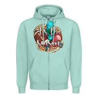 Seafoam tis the season football helmet Zipper Hoodie - AdoDesignShop