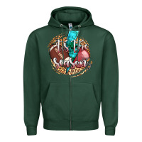 Sports Green tis the season football helmet Zipper Hoodie - AdoDesignShop