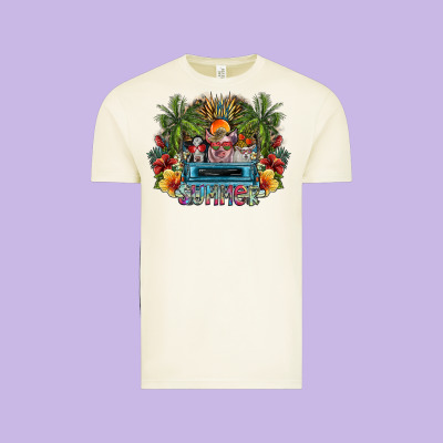 Summer Vintage Tee Designed By Sublimationcraftshop