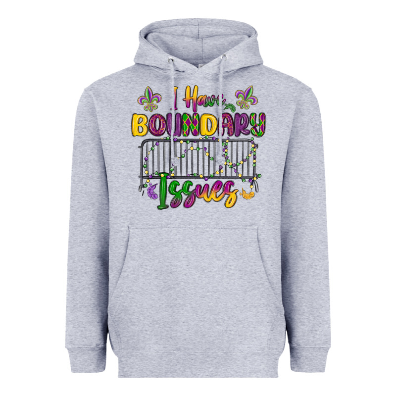 I Have Boundary Issues Heavyweight Hoodie by MaliasSmallBusiness | Teevron