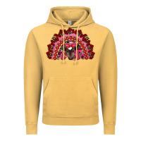 Vintage Mustard valentine's day baby cow rainbow Vintage Hoodie - RanaPortraitStore