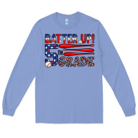 Colony Blue batter up 5th grade Long Sleeve Tee - JahusDesignShop