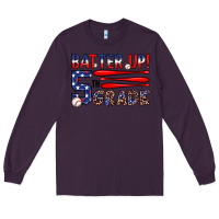 Plum batter up 5th grade Long Sleeve Tee - JahusDesignShop