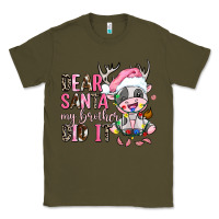 Army Green dear santa my brother did it Classic Tee - AdoDesignShop