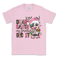 Bubblegum Pink dear santa my brother did it Classic Tee - AdoDesignShop