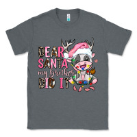 Charcoal Heather dear santa my brother did it Classic Tee - AdoDesignShop