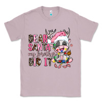 Lilac dear santa my brother did it Classic Tee - AdoDesignShop