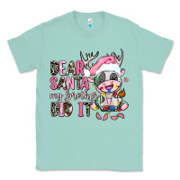 Seafoam dear santa my brother did it Classic Tee - AdoDesignShop
