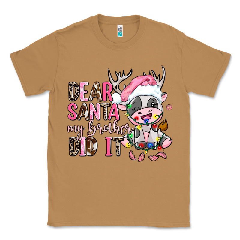 Dear Santa My Brother Did It Classic Tee by AdoDesignShop | Teevron