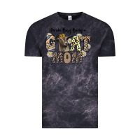 Cloud Black kinda busy being a goat mom Vintage Tee - CowhideDigitalArt