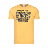 Vintage Mustard kinda busy being a goat mom Vintage Tee - CowhideDigitalArt