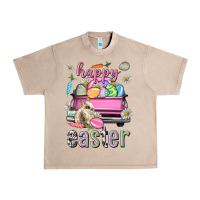 French Oak Bunny Happy Easter truck Easter Day Urban Heavy Tee - Neo Western