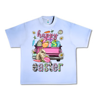 Grape Ice Bunny Happy Easter truck Easter Day Urban Heavy Tee - Neo Western