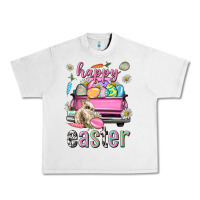 Bunny Happy Easter Truck Easter Day Urban Heavy Tee | Teevron