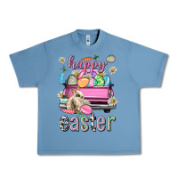 Pebble Blue Bunny Happy Easter truck Easter Day Urban Heavy Tee - Neo Western