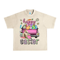 Sandshell Bunny Happy Easter truck Easter Day Urban Heavy Tee - Neo Western