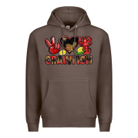 Coffee crawfish Premium Hoodie - LillyAllenDesigns