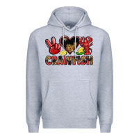 Heather Grey crawfish Premium Hoodie - LillyAllenDesigns
