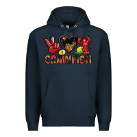 Navy crawfish Premium Hoodie - LillyAllenDesigns
