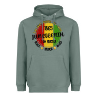Sage i am black everyday but today juneteenth Heavyweight Hoodie - MaliasSmallBusiness