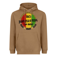 Toasted Coconut i am black everyday but today juneteenth Heavyweight Hoodie - MaliasSmallBusiness
