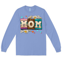Colony Blue daisy mom Long Sleeve Tee - AdoDesignShop