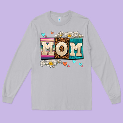 Daisy Mom Long Sleeve Tee Designed By Adodesignshop