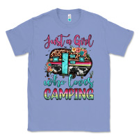 Colony Blue just a girl who loves camping Classic Tee - JahusDesignShop