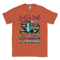 Copper just a girl who loves camping Classic Tee - JahusDesignShop
