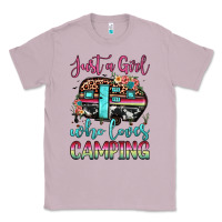 Lilac just a girl who loves camping Classic Tee - JahusDesignShop