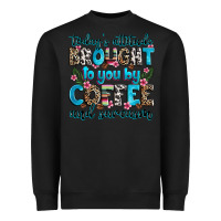 Black today's attitude brought to you by coffee and sarc Heavyweight Sweatshirt - Zillion Design Studio