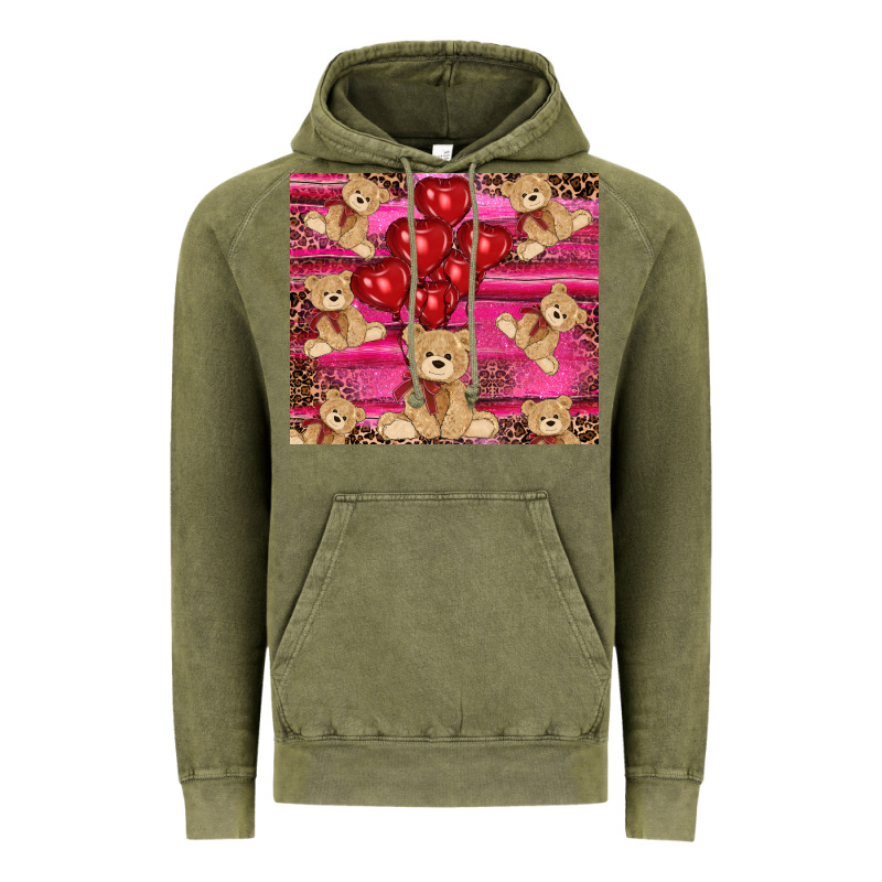 Valentine's Day Tedybear Tumbler Vintage Hoodie by RanaPortraitStore | Teevron