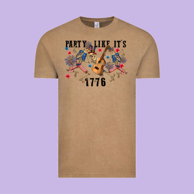 Party Like Its 1776 4th Of July Vintage Tee Designed By Cowgirlartshop