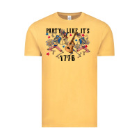 Vintage Mustard Party like its 1776 4th of july Vintage Tee - CowGirlArtShop