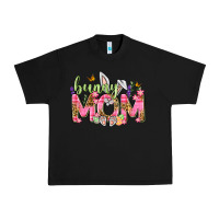 Black Bunny Mom Easter Day Urban Heavy Tee - Neo Western