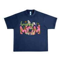 Navy Bunny Mom Easter Day Urban Heavy Tee - Neo Western