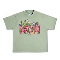 Oil Green Bunny Mom Easter Day Urban Heavy Tee - Neo Western