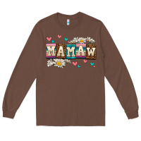 Chestnut daisy mamaw Long Sleeve Tee - AdoDesignShop