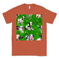 Copper holstein cows seamless pattern Classic Tee - BundleAndBundleShop