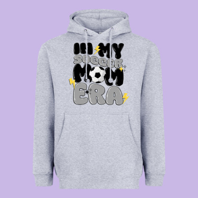 In My Soccer Mom Era Heavyweight Hoodie Designed By Maliassmallbusiness
