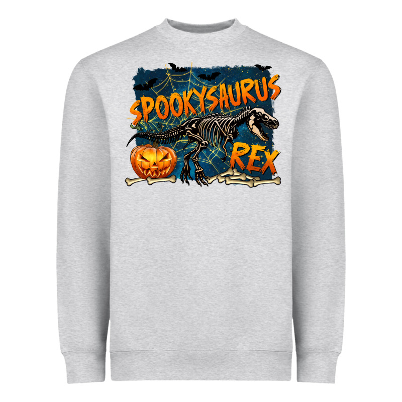 Spooky Saurus Rex Heavyweight Sweatshirt by texasbilliewilder | Teevron