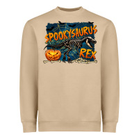 Mushroom Spooky Saurus Rex Heavyweight Sweatshirt - texasbilliewilder