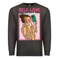 Smoke self love is the best love Premium Sweatshirt - MaliasSmallBusiness