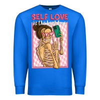 True Royal self love is the best love Premium Sweatshirt - MaliasSmallBusiness