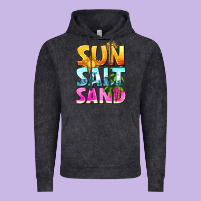 Sun Salt Sand Vintage Hoodie Designed By Texasbilliewilder