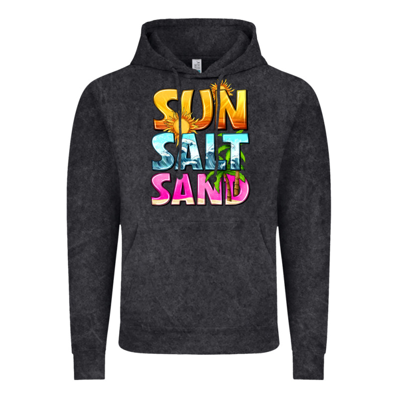 Sun Salt Sand Vintage Hoodie by texasbilliewilder | Teevron