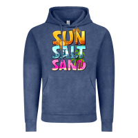 Vintage Denim sun salt sand Vintage Hoodie - texasbilliewilder