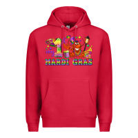 Cardinal my first mardi gras Premium Hoodie - LillyAllenDesigns