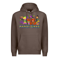 Coffee my first mardi gras Premium Hoodie - LillyAllenDesigns
