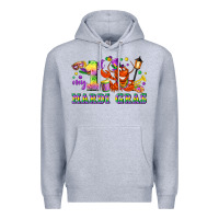 Heather Grey my first mardi gras Premium Hoodie - LillyAllenDesigns